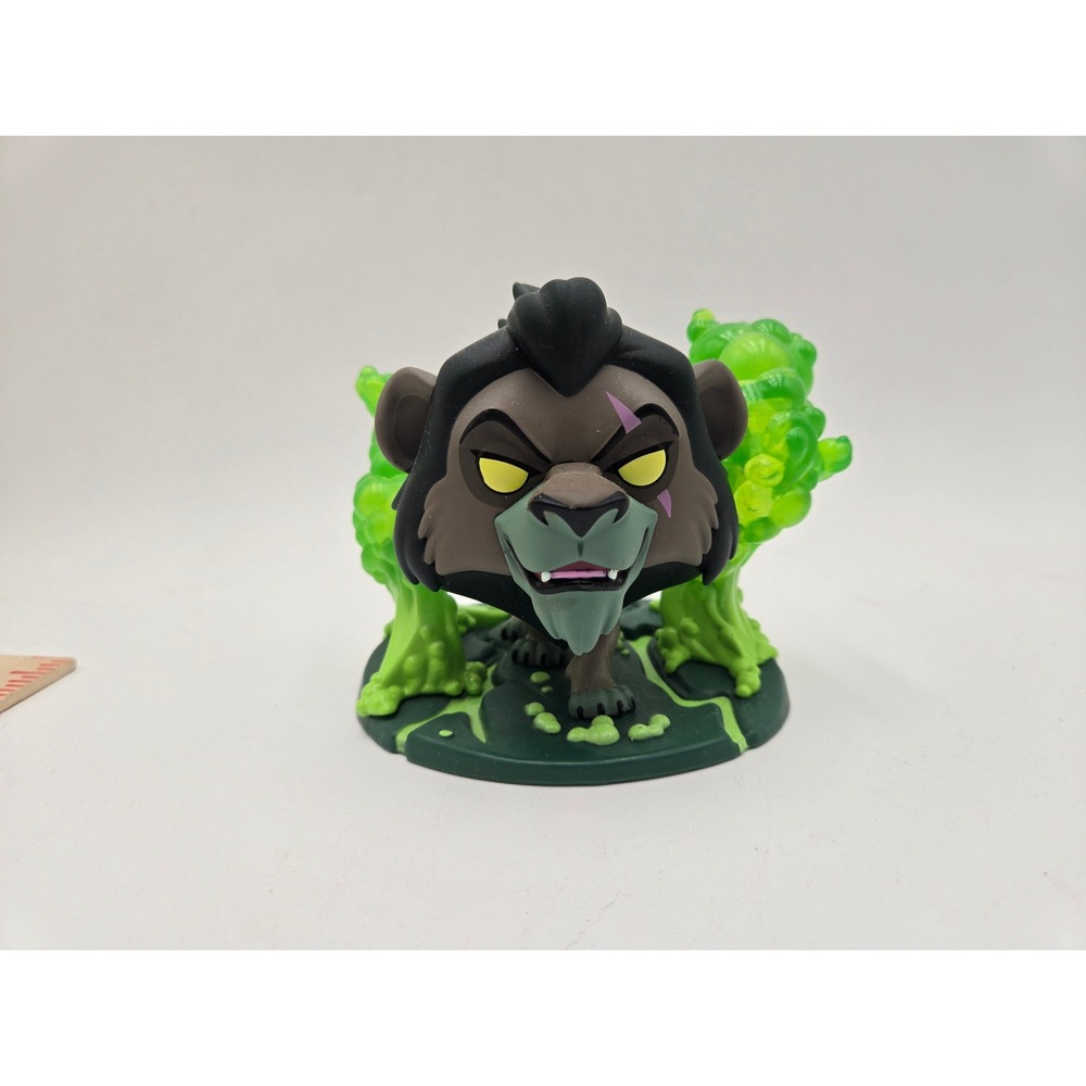 Disney Villainous Scar Funko Pop Lion King Vinyl Figure Green Steam Base